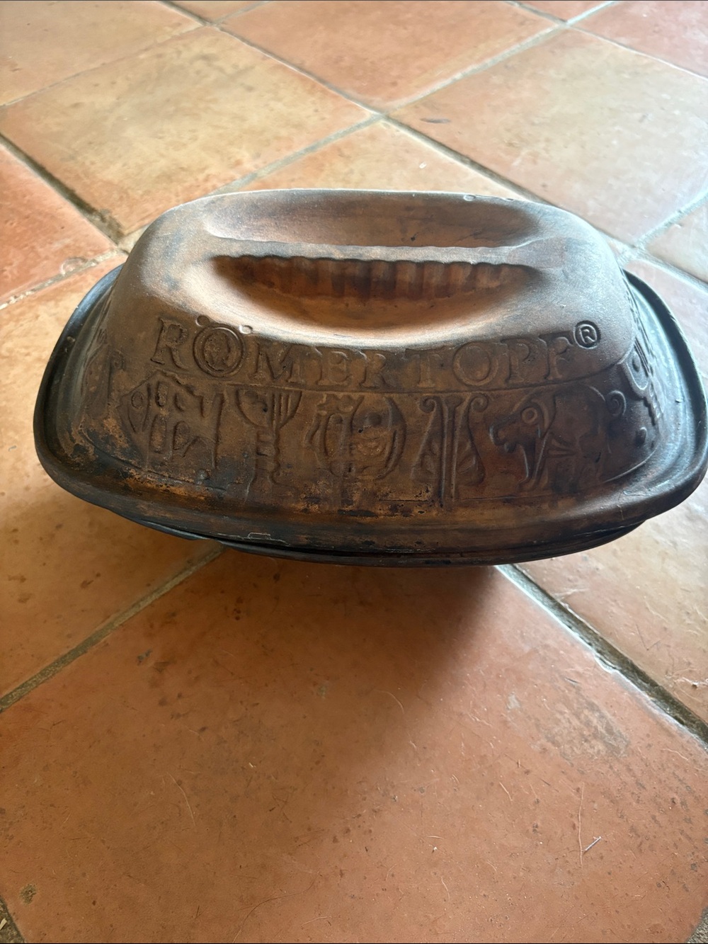 13 1/2” by 9” Previously Loved Romertopf Clay Baker